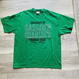 Vtg Carlos Charlies Senor Frog T-Shirt Mens XL University Drinking Team 90s